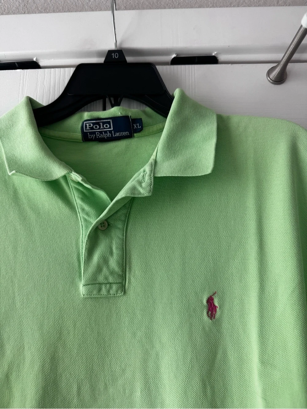 Ralph Lauren Polo Short-Sleeve Cotton Polo in Light Green